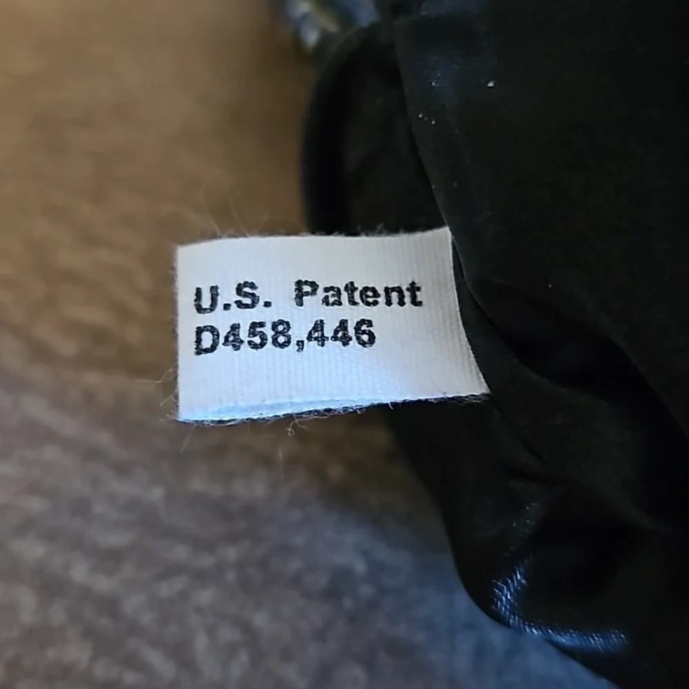 3/$30 VTG Black Leather Mini Folding Change Pouch